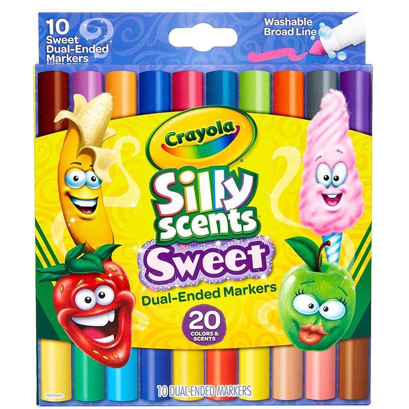 Canetinha Silly Scents Sweet C/10und 20 Cores Crayola - Caneta